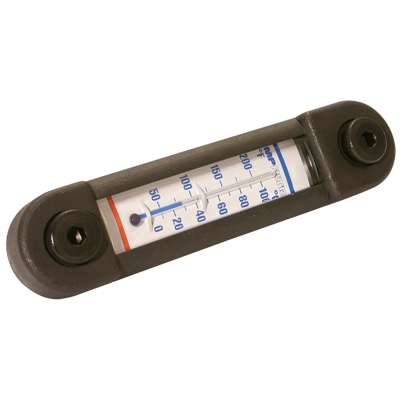 LEVEL GAUGE + THERMOMETER M10 BOLTS