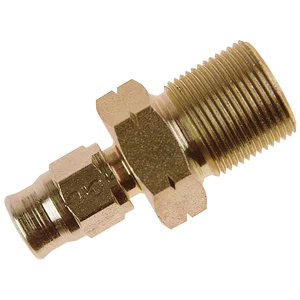 10X1.00MM FEMALE BULKHEAD PLATED