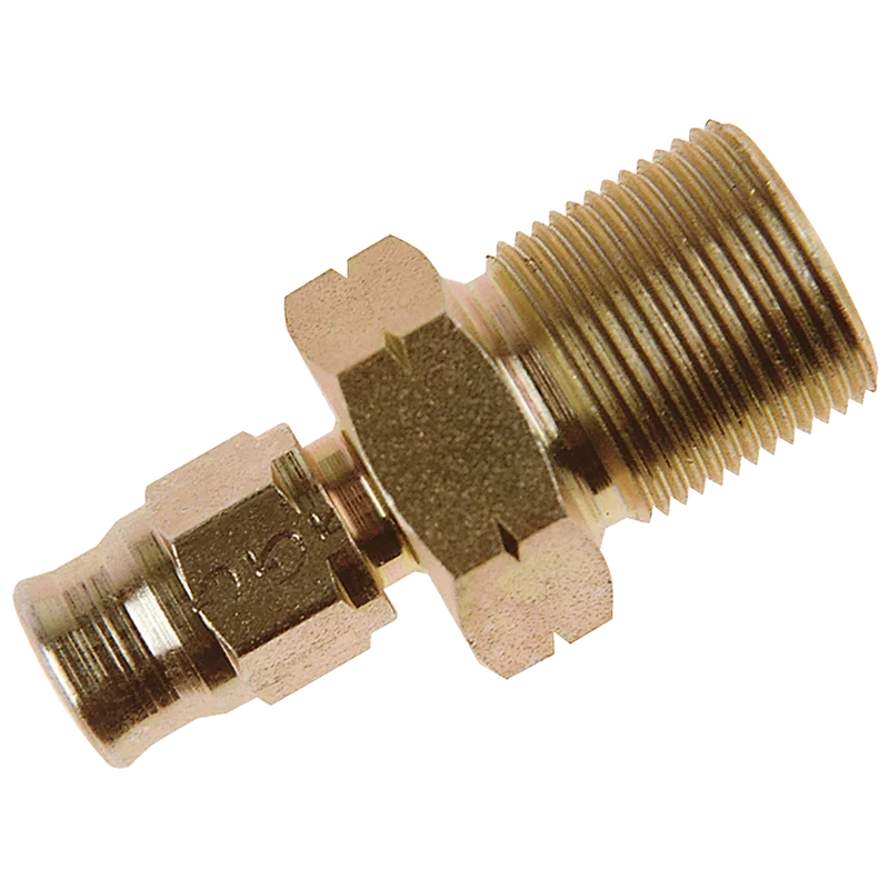 10X1.00MM FEMALE BULKHEAD PLATED