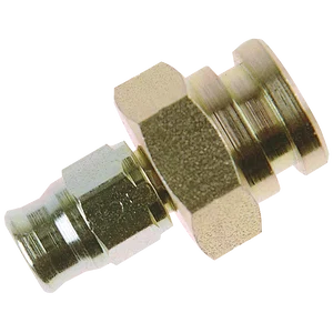 10X1.00MM FEMALE BULKHEAD PLATED