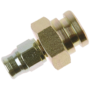 10X1.00MM FEMALE BULKHEAD PLATED
