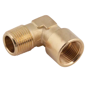 NPT MALE X FEMALE BRASS 90? ELBOW