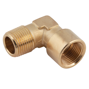 NPT MALE X FEMALE BRASS 90? ELBOW