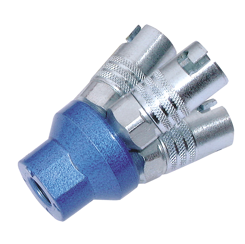 TRIPLE OUTLET CONNECTOR