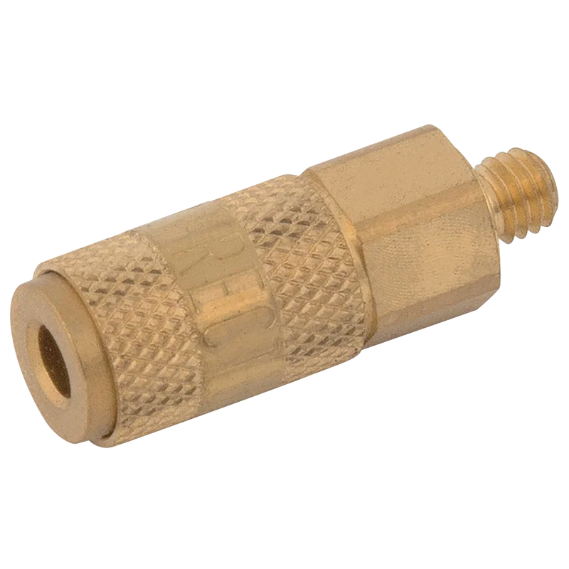 M3 METRIC MALE COUPLING BRASS UNPLATED