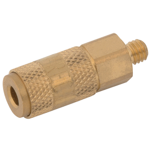 M3 METRIC MALE COUPLING BRASS UNPLATED