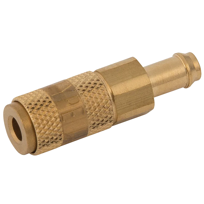 02MM  HOSETAIL COUPLING BRASS UNPLATED