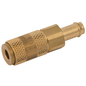 02MM  HOSETAIL COUPLING BRASS UNPLATED