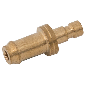 03MM  HOSETAIL PLUG BRASS UNPLATED