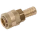1/4 HOSETAIL   COUPLING BRASS UNPLATED