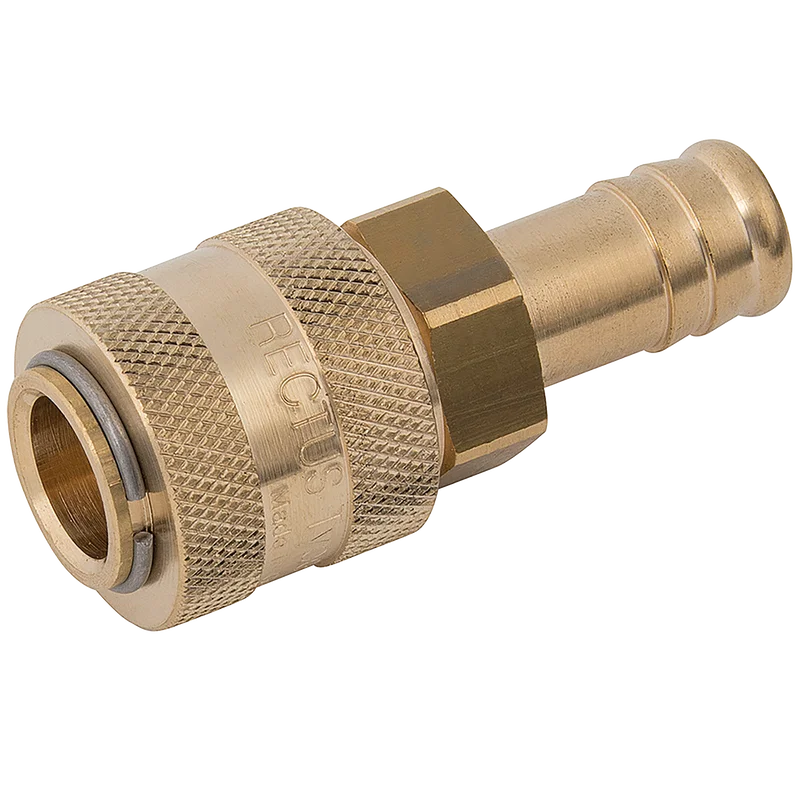 HOSETAIL   COUPLING BRASS UNPLATED