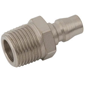 BSPT MALE PLUG STEEL NICKEL PLATED