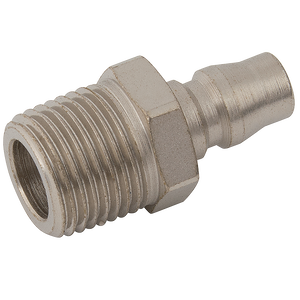 BSPT MALE PLUG STEEL NICKEL PLATED