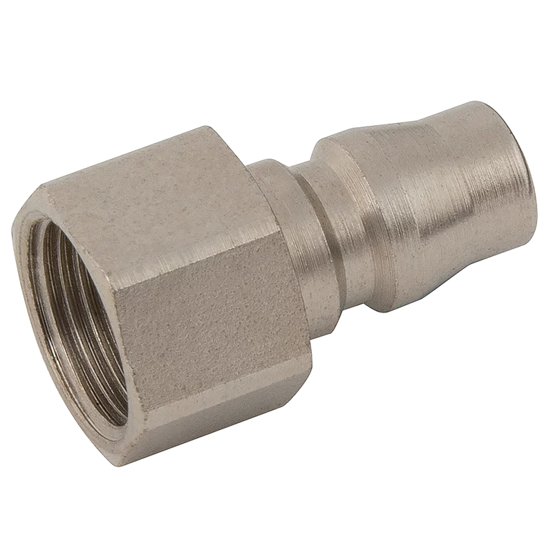 BSPP FEM  PLUG STEEL NICKEL PLATED
