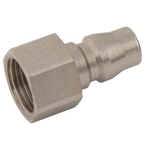 BSPP FEM  PLUG STEEL NICKEL PLATED