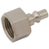 1/4 BSPP FEM  PLUG STEEL NICKEL PLATED