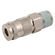 1/4 BSPT MALE COUPLING BRASS NICKEL