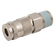 1/4 BSPT MALE COUPLING BRASS NICKEL