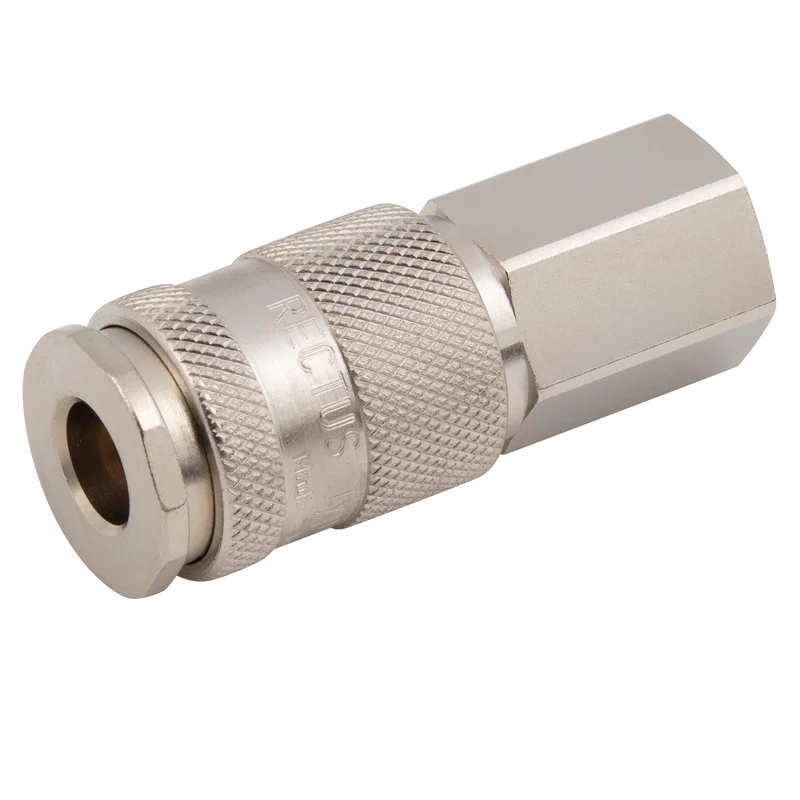 BSPP FEM  COUPLING BRASS NICKEL