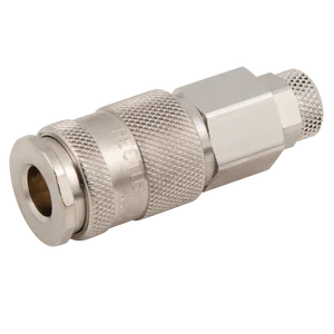 HOSE  COUPLING BRASS NICKEL