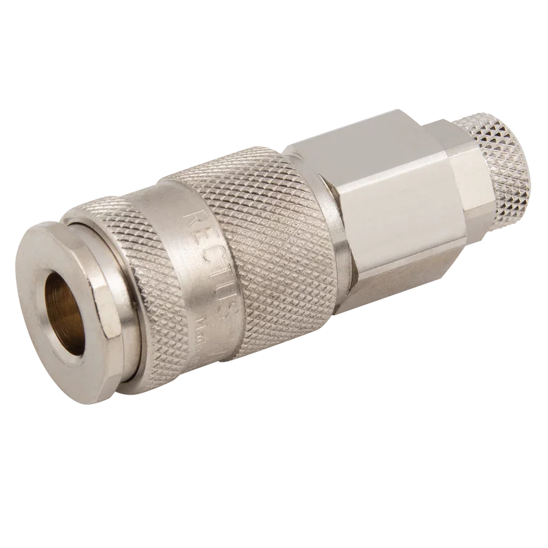 HOSE  COUPLING BRASS NICKEL