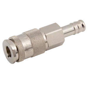 HOSETAIL COUPLING BRASS NICKEL