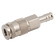 06MM HOSETAIL COUPLING BRASS NICKEL