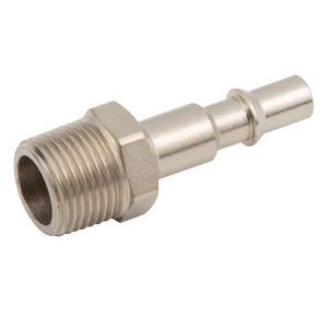 1/4 BSPT MALE PLUG STEEL NICKEL PLATED