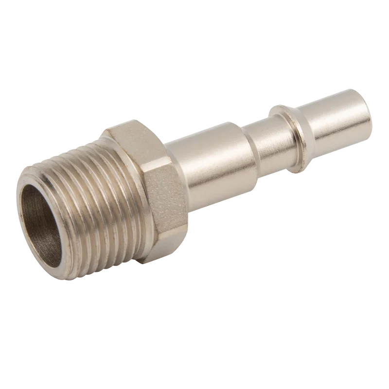 1/4 BSPT MALE PLUG STEEL NICKEL PLATED