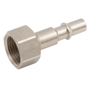 BSPP FEM  PLUG STEEL NICKEL PLATED