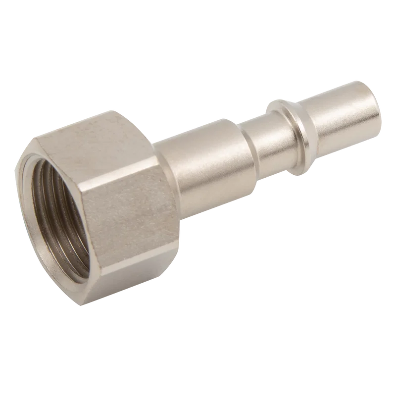 BSPP FEM  PLUG STEEL NICKEL PLATED