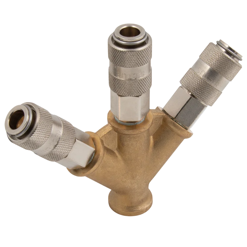 SERIES 19 'W' COUPLING TRIPLE OUTLET