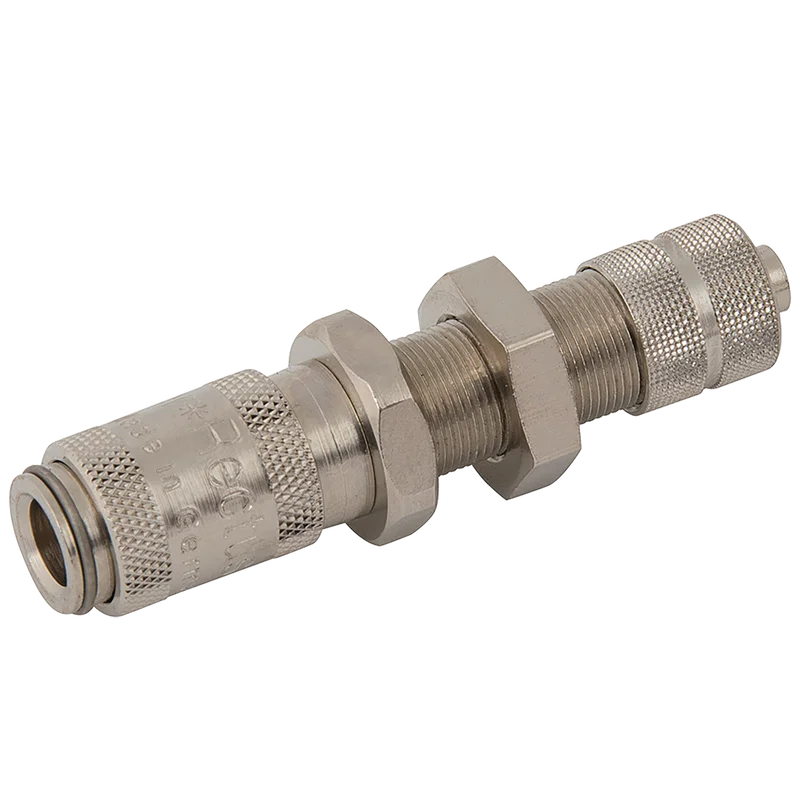 HOSE COUPLING P/MOUNT BRASS/NICK