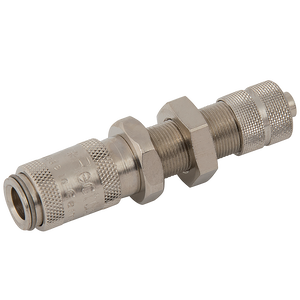 HOSE COUPLING P/MOUNT BRASS/NICK