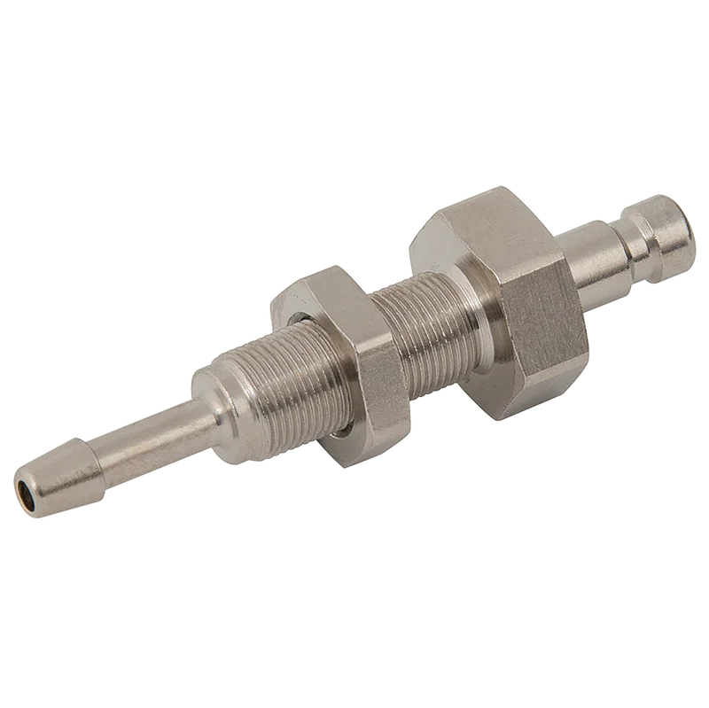 03MM HOSE P/MOUNT COUPLING BRASS NICKEL