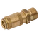 M5 METRIC MALE COUPLING DS BRASS