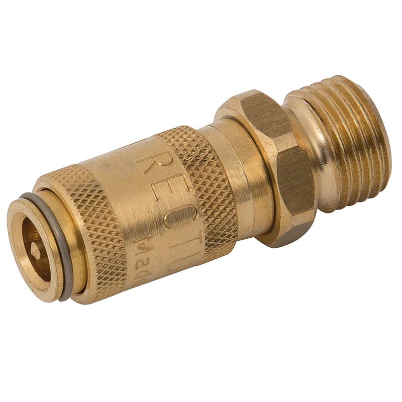 1/8 BSPP MALE COUPLING DS BRASS