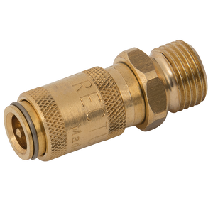 1/8 BSPP MALE COUPLING DS BRASS