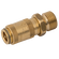 M5 METRIC MALE COUPLING DS BRASS
