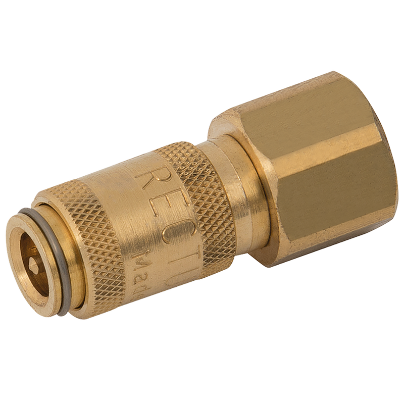 1/8 BSPP FEM COUPLING DS BRASS
