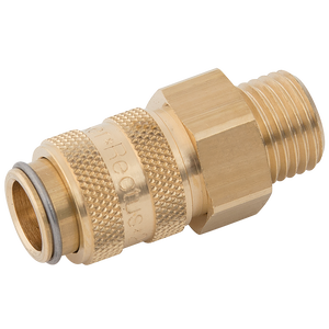 1/4' BSP MALE COUPLING  DS