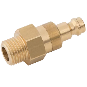 1/4 BSPP MALE  PLUG DS BRASS