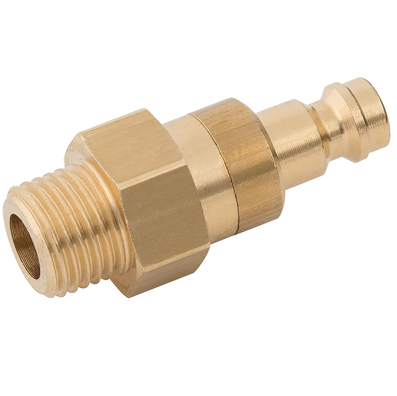 1/4 BSPP MALE  PLUG DS BRASS