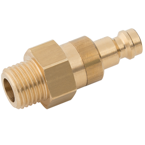 1/4 BSPP MALE  PLUG DS BRASS