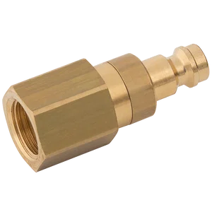 1/4 BSPP FEM   PLUG DS BRASS