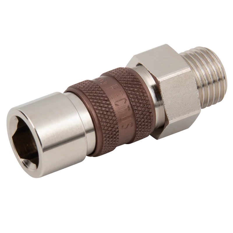 BSPP MALE COUPLING NICKEL