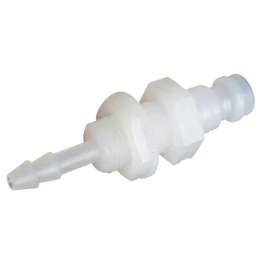 4mm TAILED BULKHEAD PVDF PLUG