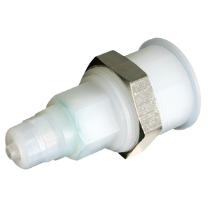 6x4mm BULKHEAD PVDF COUPLING