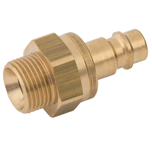 BSP MALE VALVED PLUG