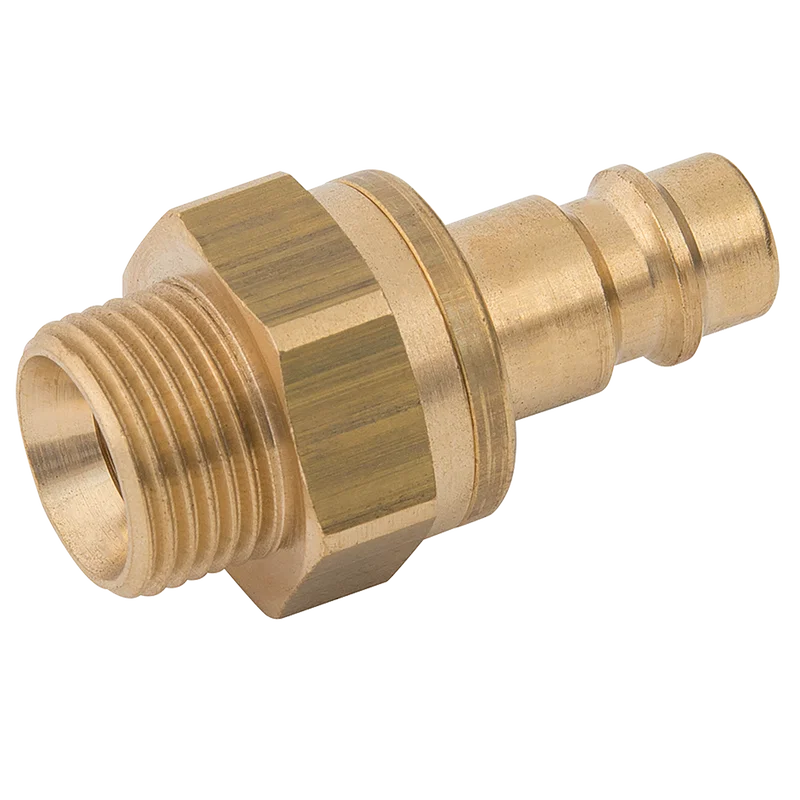 BSP MALE VALVED PLUG